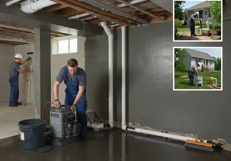 Basement Waterproofing and Flood Prevention process in Albany, WI